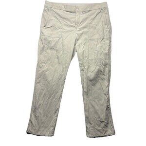 Athleta Women's Bone White Pants Trekkie Hike Outdoor Plus Size 22 Activewear